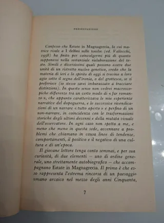 Estate in Magnagrecia romanzo di Giuseppe Cassieri
