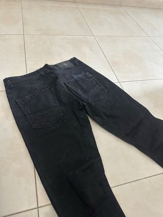 Vaqueros Zara Hombre Negros Talla L