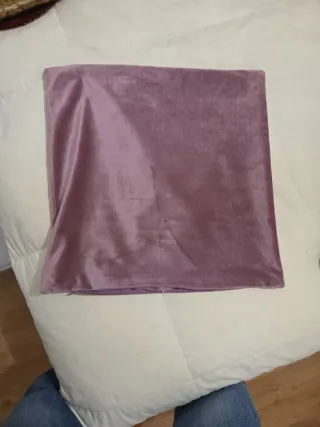 Funda de cojín rosa/morado