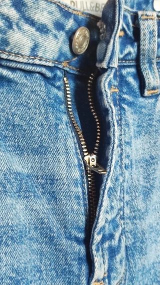 Bermuda Vaquera Rotos Hombre Pull&Bear Talla 38