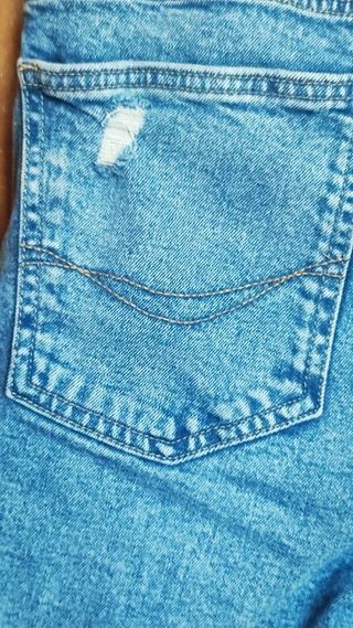 Bermuda Vaquera Rotos Hombre Pull&Bear Talla 38