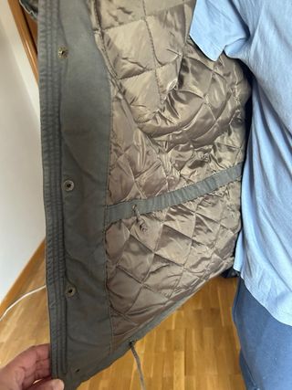 Abrigo militar tela verde