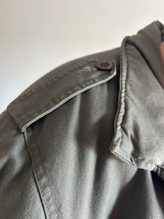 Abrigo militar tela verde