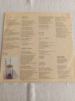 Vinilo Paul McCartney "Pipes of Peace" 1983