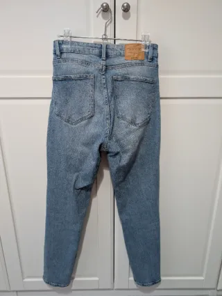 Jeans Stradivarius Azul Claro Mujer Talla 36