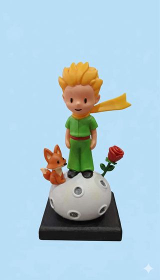 Figura El Principito Resina Pintada Mano