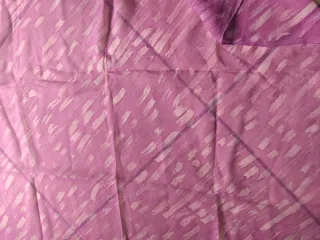 Foulard in seta rosa e viola