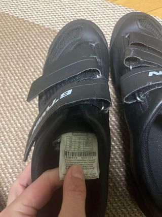 Zapatillas Ciclismo Btwin Mujer Negras Talla 40