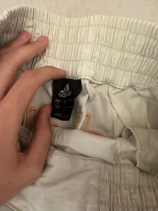 Pantalón Adidas Retro Beige Naranja