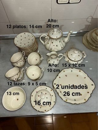 Vajilla vintage Vista Alegre