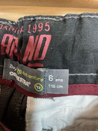 Conjunto Orchestra niño 6 años