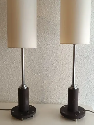 Pareja de lámparas de mesa