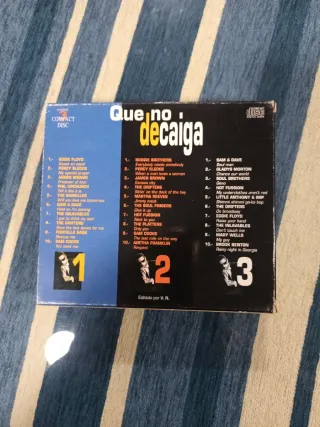 3 CDs Música Soul Qué no decaiga año 1997