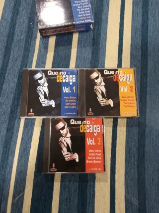 3 CDs Música Soul Qué no decaiga año 1997
