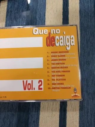 3 CDs Música Soul Qué no decaiga año 1997