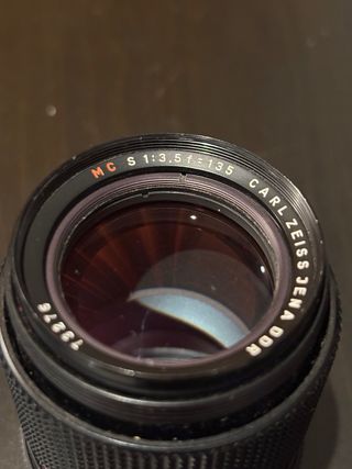Objetivo Carl Zeiss Jena DDR 135mm f/3.5