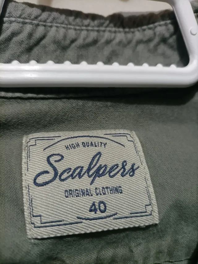 Camisa Scalpers Verde Oliva Talla M