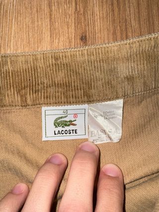 Falda Lacoste de Pana ORIGINAL – 100% Algodón