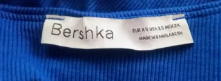 Vestido mini Bershka azul