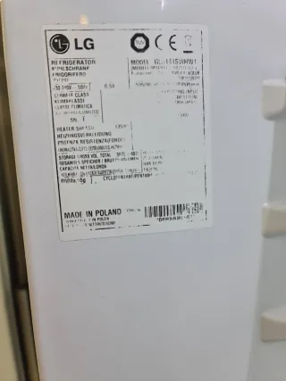 Nevera LG A+ Blanca