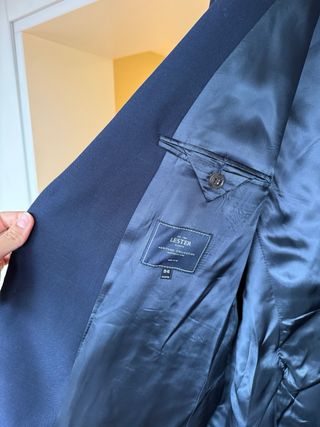 Americana azul marino Lester