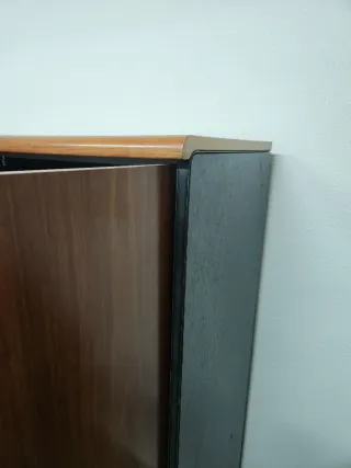 Armario de oficina madera, dos módulos