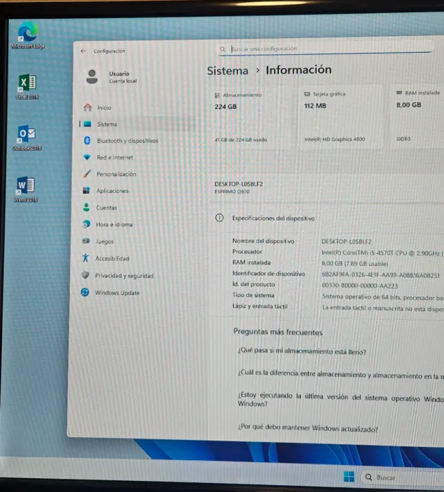 Mini PC Fujitsu i5 Potente