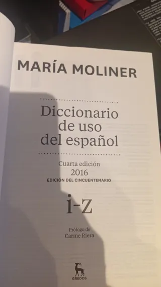 Diccionario Maria Moliner NUEVO
