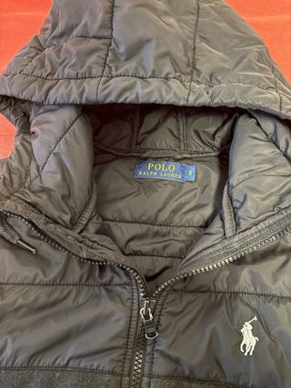 Chaqueta Ralph Lauren Negra y Gris