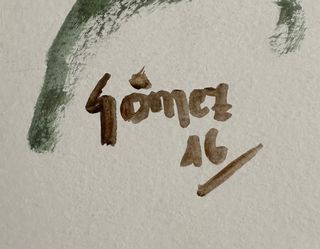 Acuarela, Soldado División Azul. Versión de Gómez.