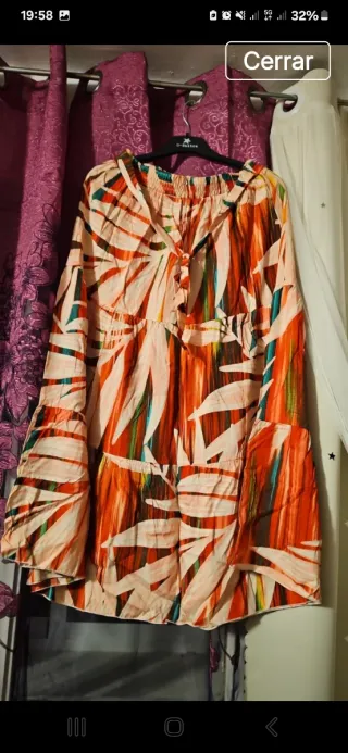 Falda verano multicolor talla única