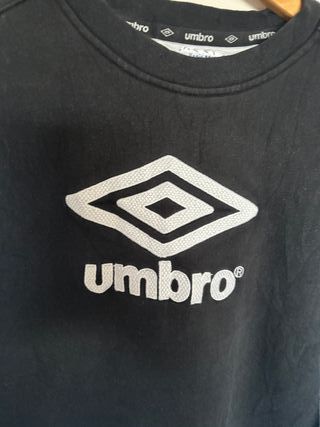 Umbro Vintage Sweatshirt Black & Light Blue