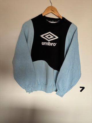 Umbro Vintage Sweatshirt Black & Light Blue