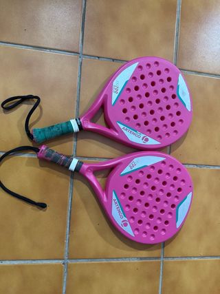2 Raquetas Padel Artengo PF700 Niños Rosa