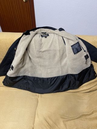 Parka Barbour Negra Forrada