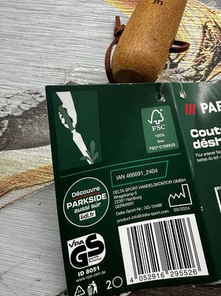 Coltello diserbo Parkside Acciaio Inox