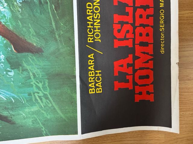 Póster original La Isla de los Hombres Peces