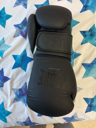 Guantes Boxeo Leone 1947 Negro