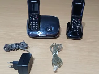 Teléfonos Inalámbricos Panasonic Negros