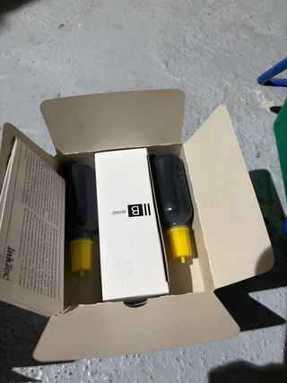 3 Scatole di Inchiostro InkTec Pigment per Stampanti Hewlett Packard