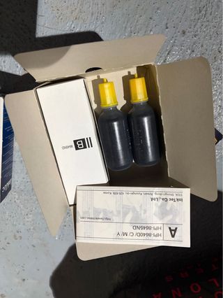 3 Scatole di Inchiostro InkTec Pigment per Stampanti Hewlett Packard