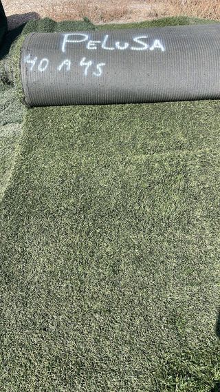 Cesped artificial pelusa