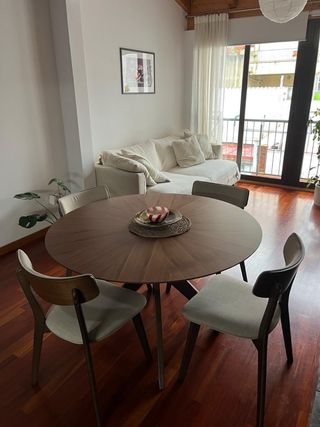 Sofá 3 plazas tela beige