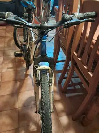 Bicicleta Decathlon Rockrider Blanca