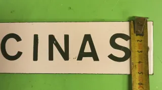 Cartel esmaltado OFICINA