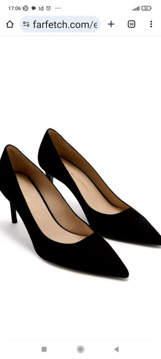 Zapatos STUART WEITZMAN tacón negros