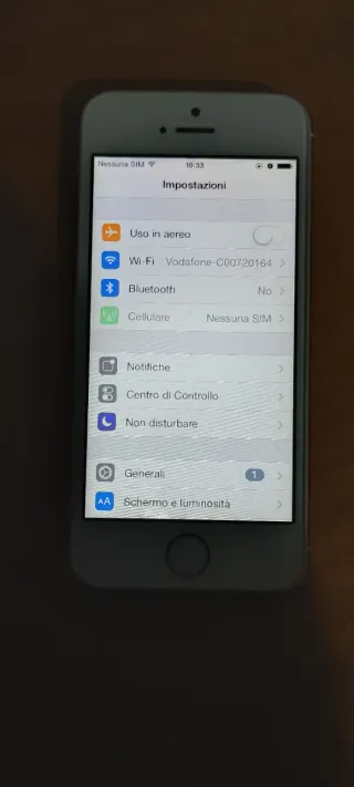 iPhone 5s Bianco/Oro con doppie cuffie