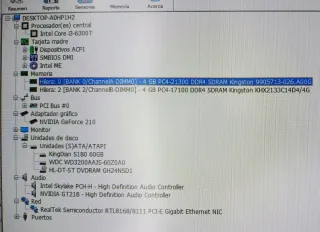 Ordenador i3-6300t Negro