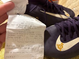 Botas Fútbol Nike Mercurial T 38.5