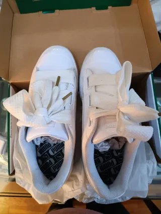 Zapatillas puma mujer blancas